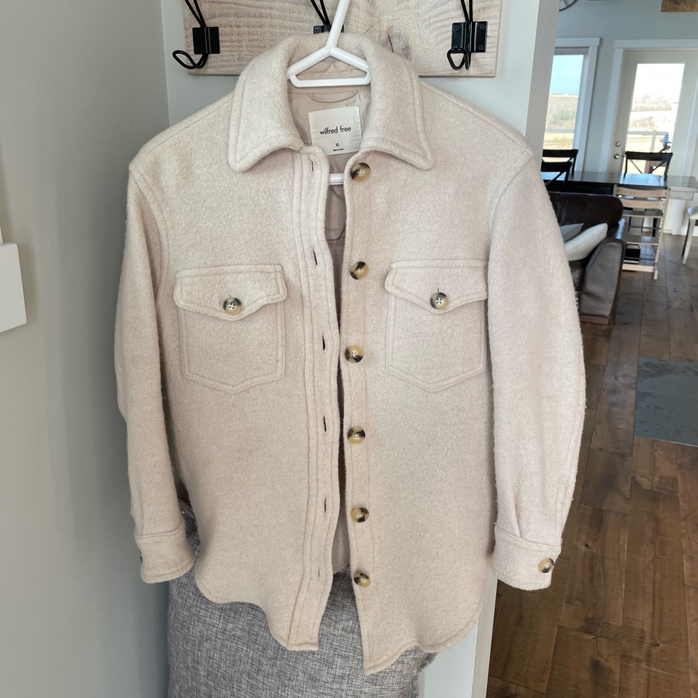 Merino Wool Wilfred Ganna Button-Up Jacket